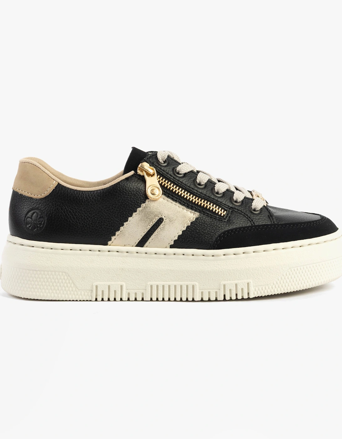 Rieker Women's Black M1912 Casual Shoes - Size: 6.5