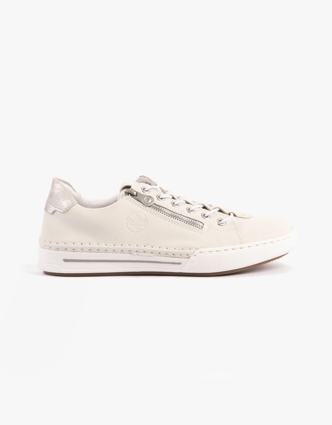 Rieker Women's White L7250-80 Trainers - : 6.5 Size 6.5