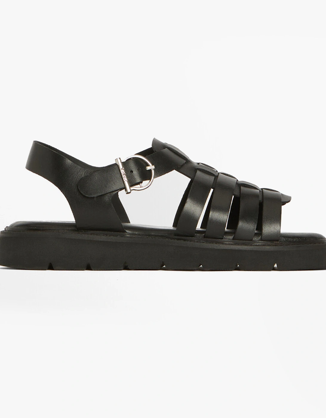 Women's Barbour OTTERBURN Womens Fisherman Sandals Black - Size: 5