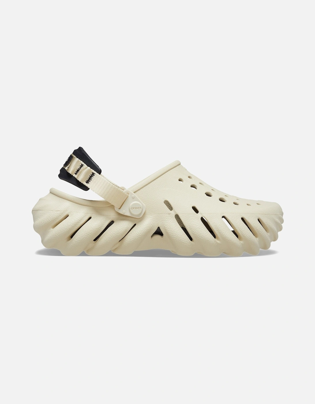 Crocs Men's White 207937-2Yj Echo Clogs Bone/Black - Size: 11