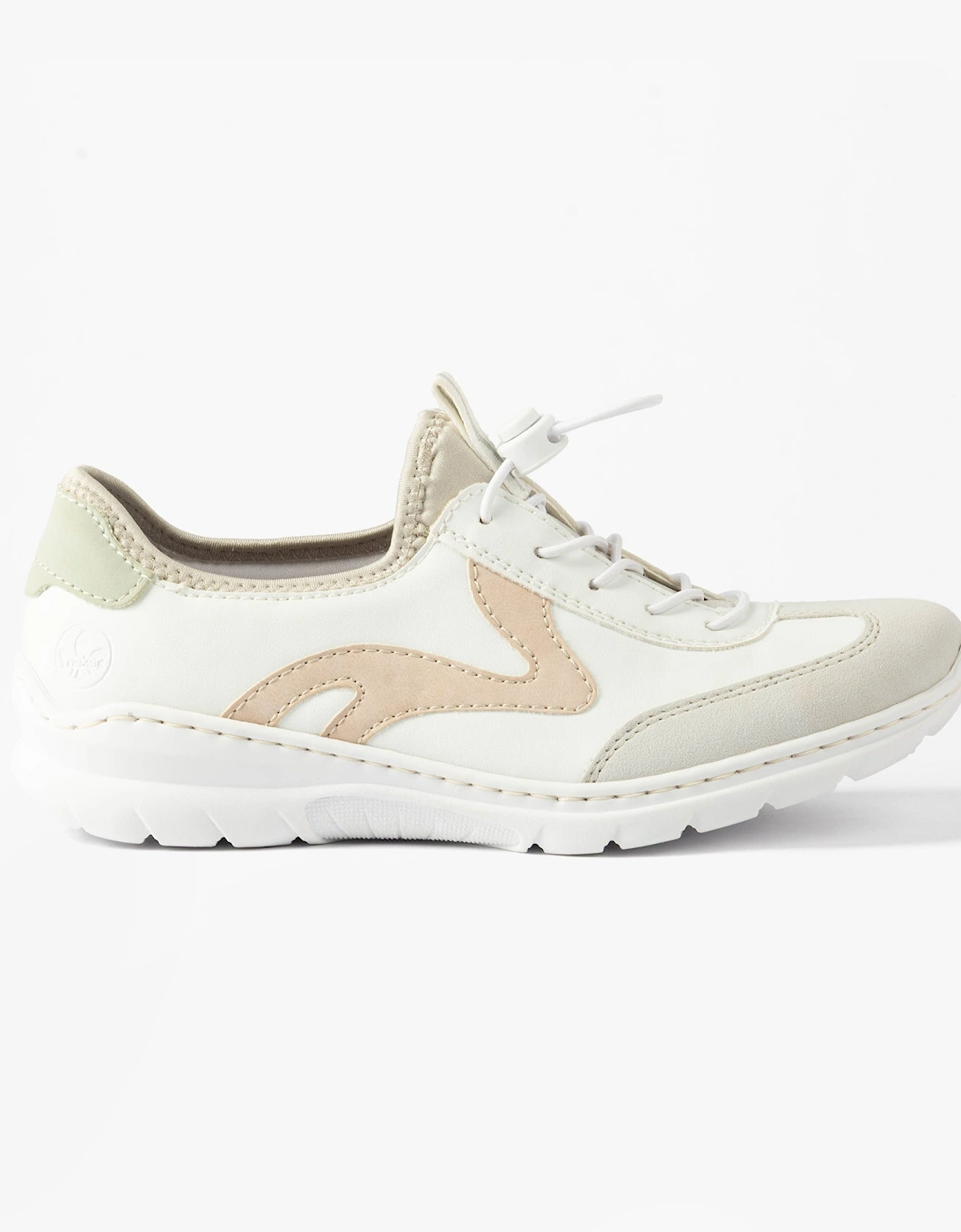 Rieker Women's Rieker L32G9 Womens Casual Shoes White/Combi