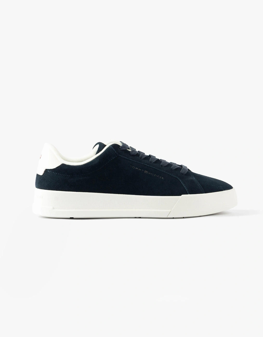 Tommy Hilfiger Men's Blue Th Court Better Suede Trainers Desert Sky - : 7 Uk Size 7
