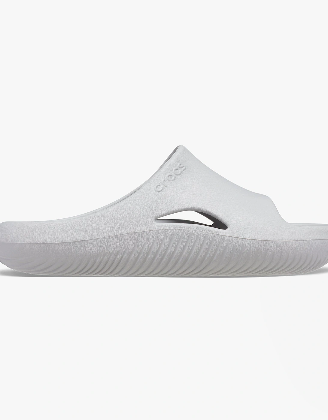 Women's Crocs 208392-1FT MELLOW RECOVERY Unisex Sliders Atmosphere - Grey - Size: MEN s uk 3 / women s uk 4