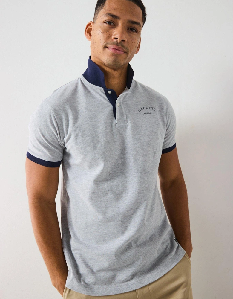 Heritage Logo Polo Shirt - Grey