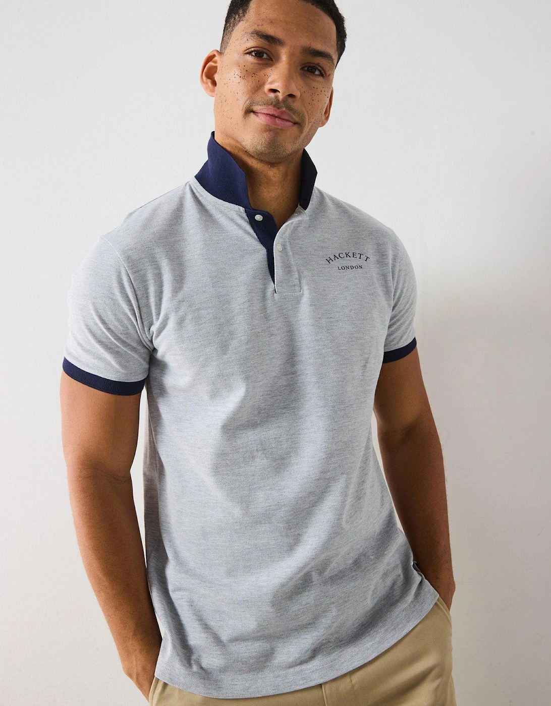 Heritage Logo Polo Shirt - Grey, 2 of 1