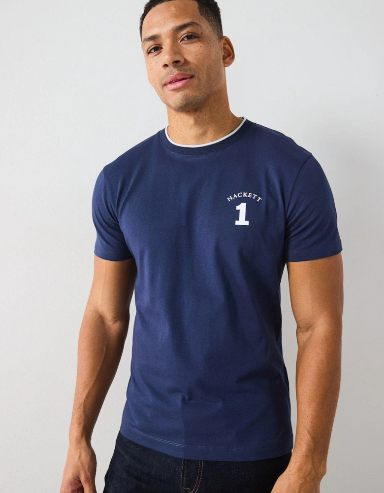 Heritage Number T-Shirt - Navy