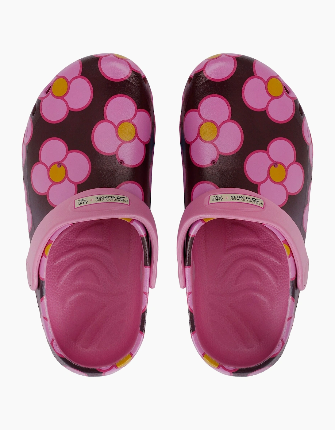 Regatta Childrens/Kids Orla Kiely Clogs - Pink/Pink - Size: 10