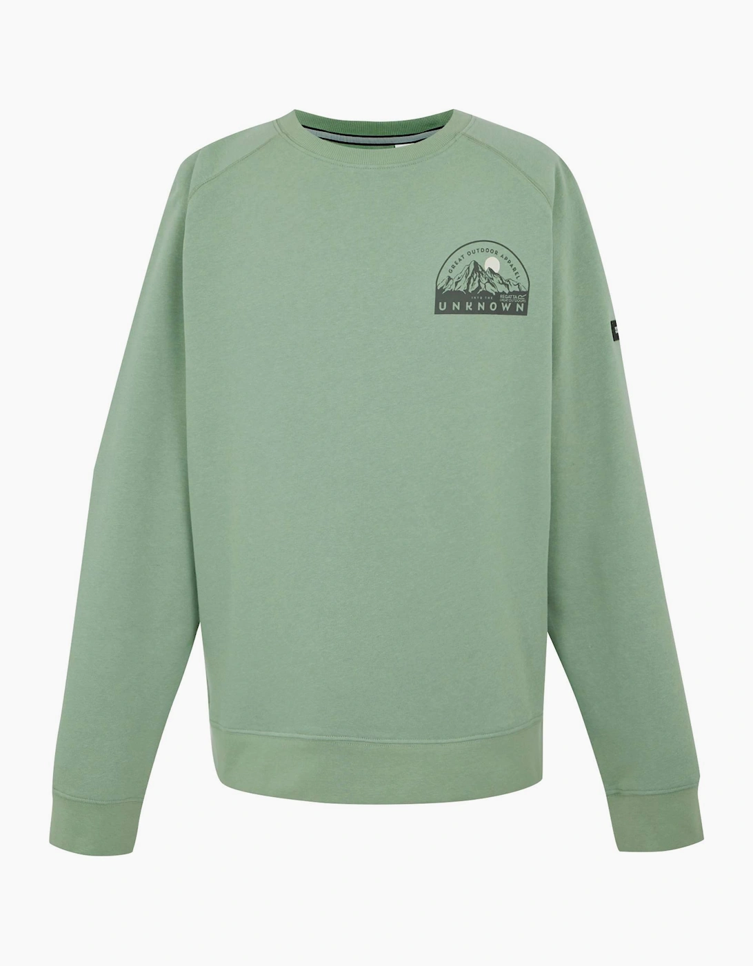 Men's Regatta Mens Nithsdale Mountain Crew Neck Sweatshirt - Blue - Size: 3XL