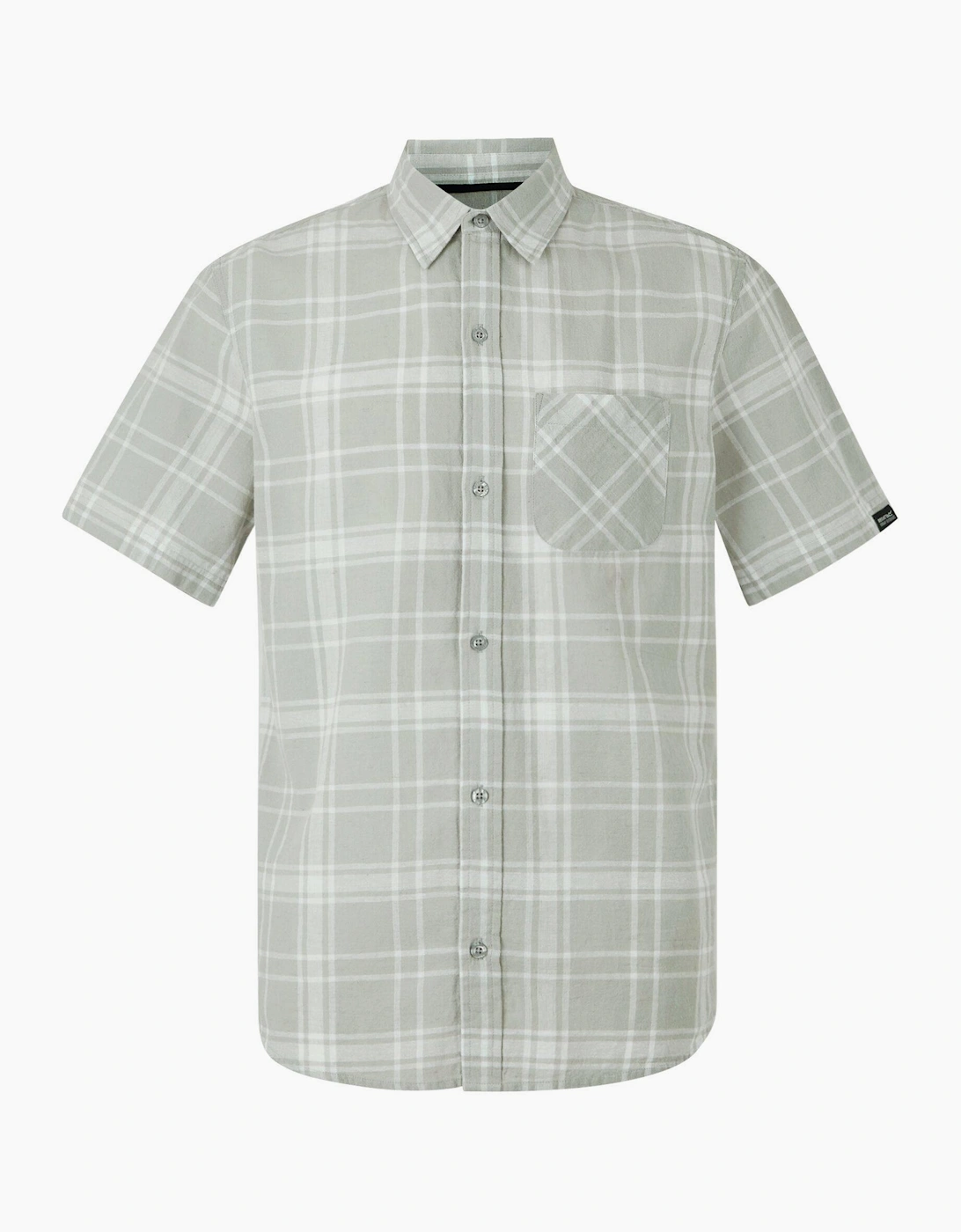 Regatta Men's Silver/Multi Loran Checked Shirt - Size Regular/36
