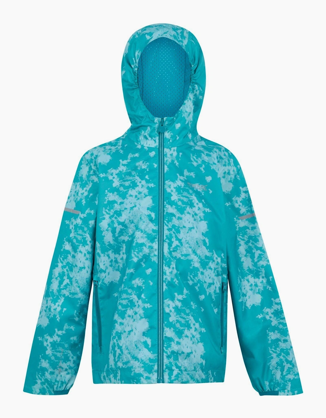Regatta Boy's Regatta Childrens/Kids Lever II Abstract Waterproof Jacket - Blue