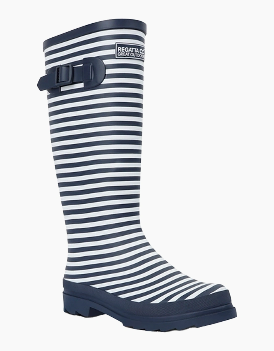 Regatta Women's Regatta Womens/Ladies Fairweather III Contrast Striped Wellington Boots - Navy/Multi
