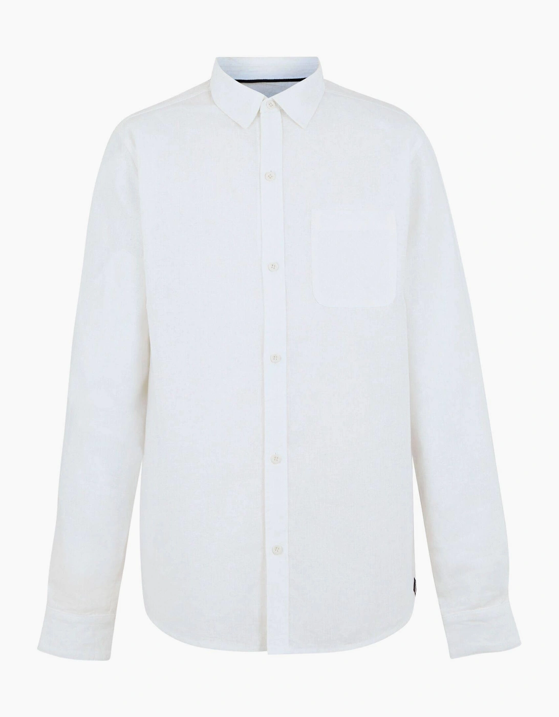 Men's Regatta Mens Loran Long-Sleeved Shirt - White - Size: Regular/50