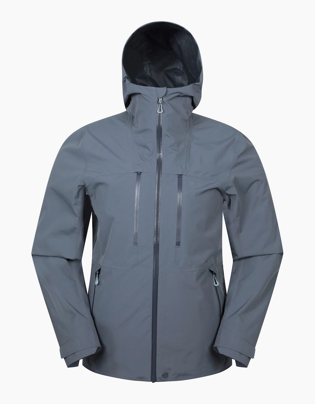 Mountain Warehouse Men's Grey Kailash 2.5 Layer Waterproof Jacket - Size 38/Regular