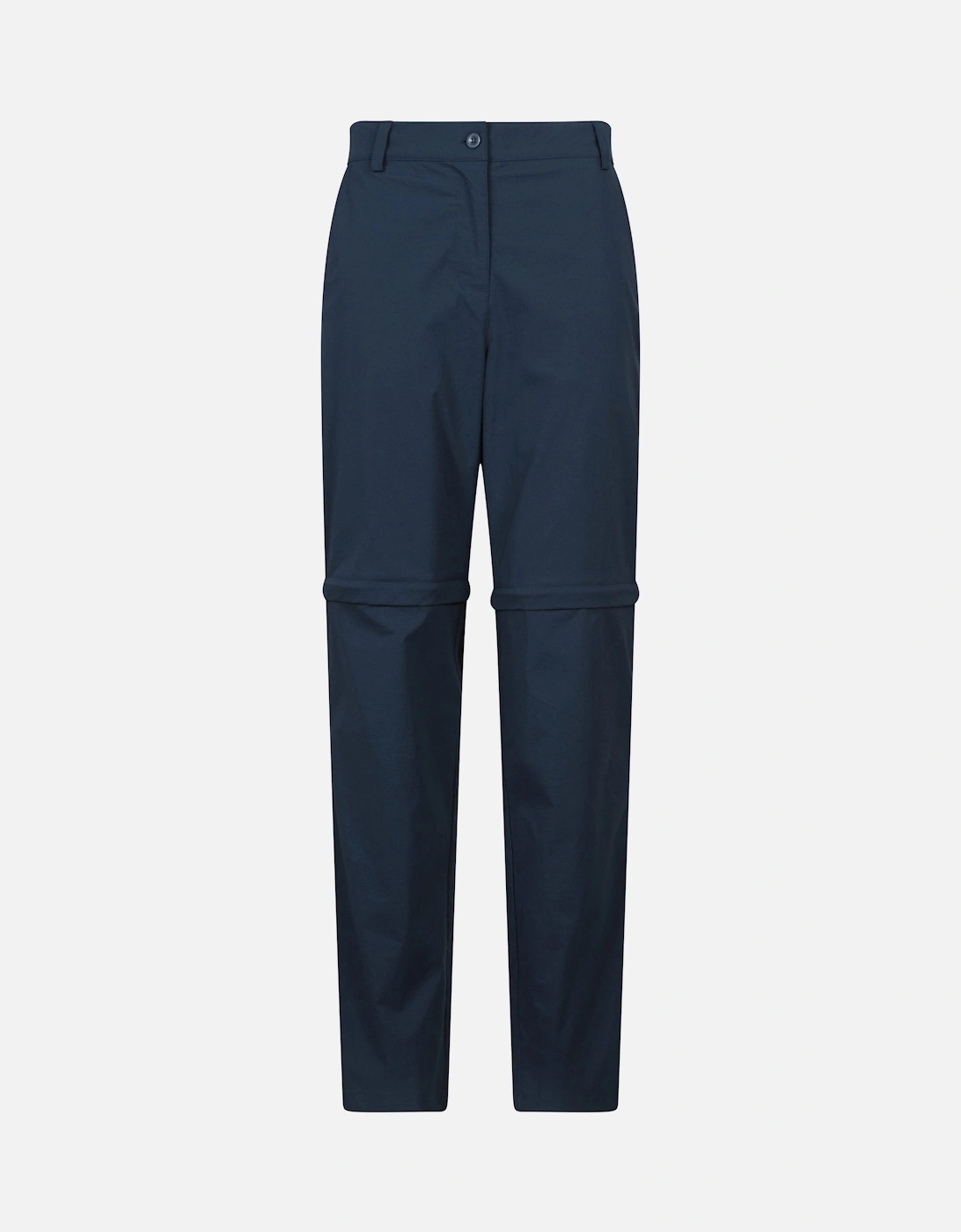 Mountain Warehouse Women's Navy / Delta Stretch Zip-Off Trousers - Size: 18/32In
