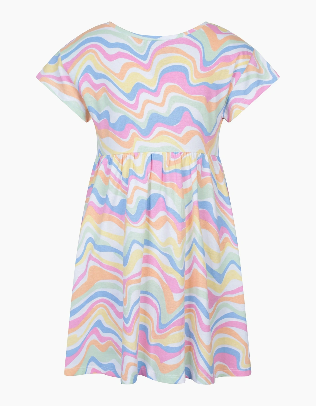 Mountain Warehouse Childrens/Kids Mountain Essentials Lora Wave Pattern Dress - Light Purple - Size: 5 years/6 years