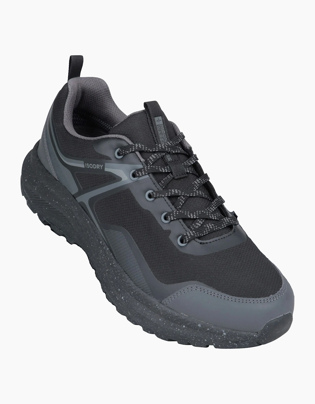 Mountain Warehouse Men's Black Motum Waterproof Walking Shoes - Size 8