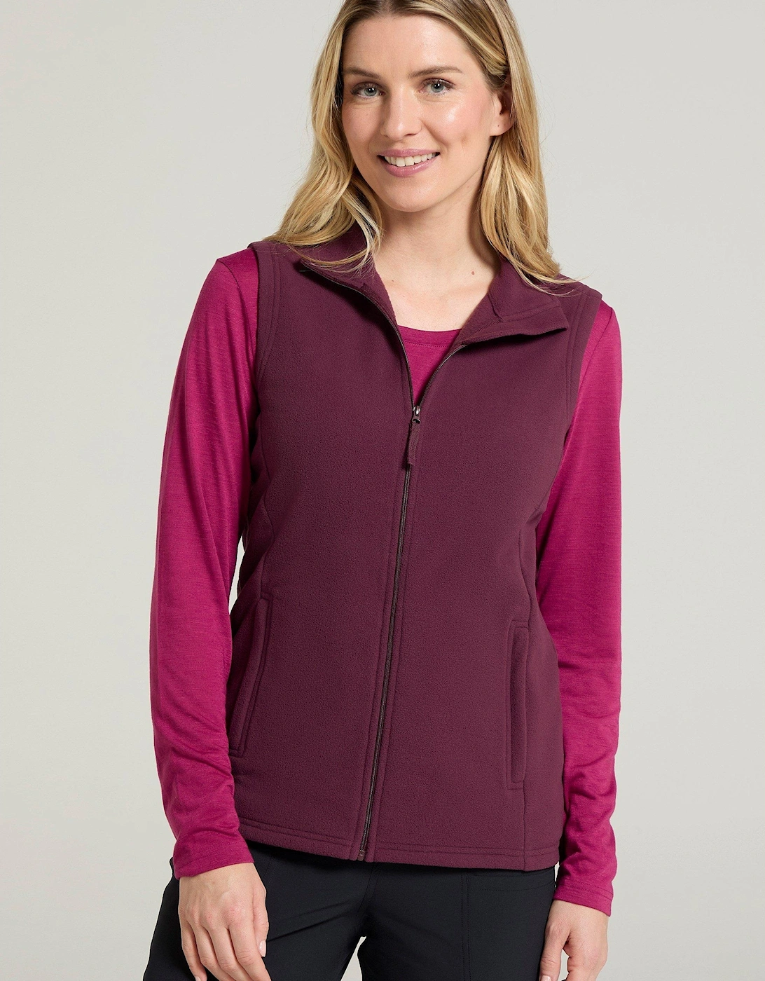 Mountain Warehouse Women's Red / Camber Gilet  14 Size 14 Uk
