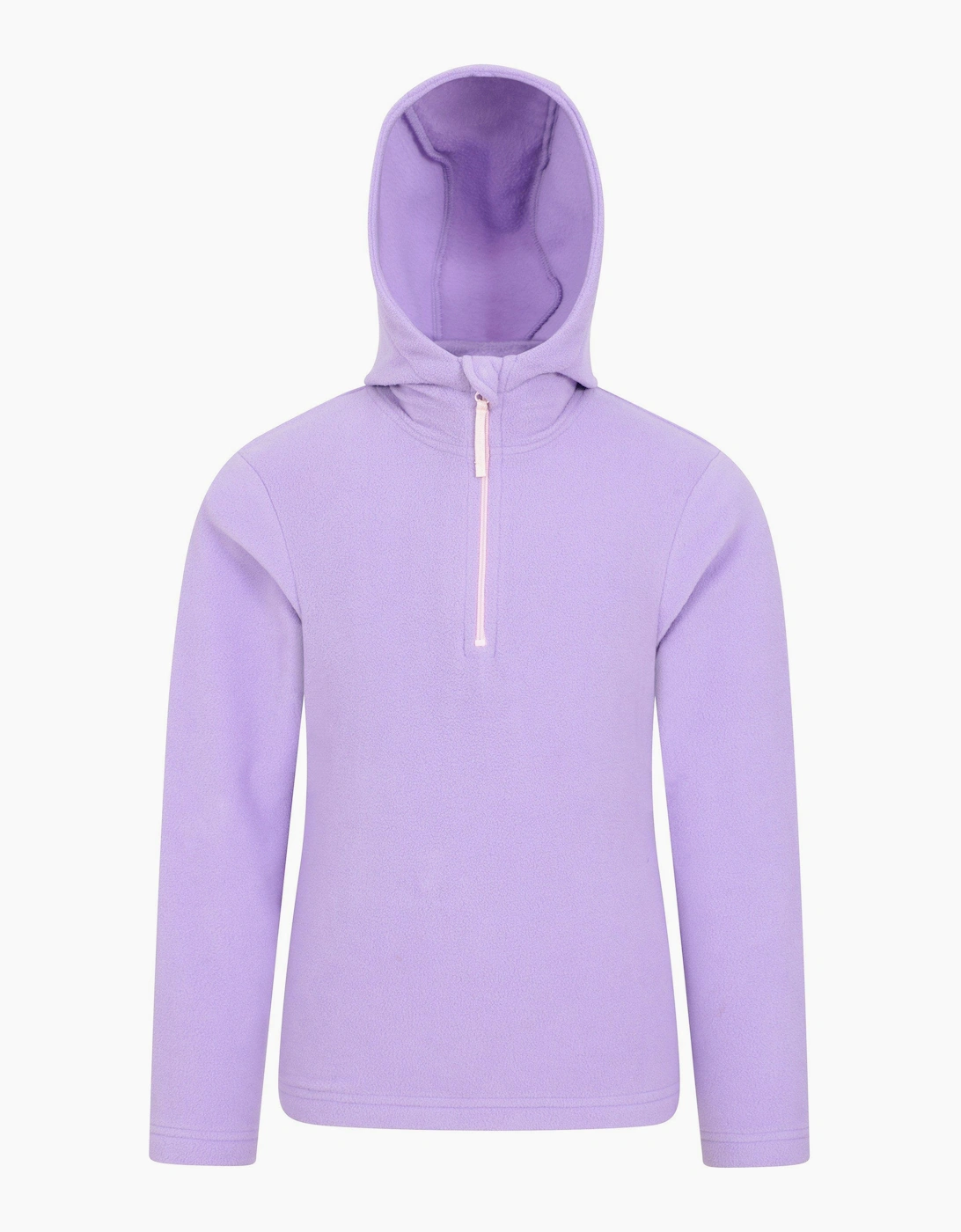 Mountain Warehouse Unisex Purple Childrens/ Camber Ii Fleece Hoodie - Size: 7 Years/8 Years Kids