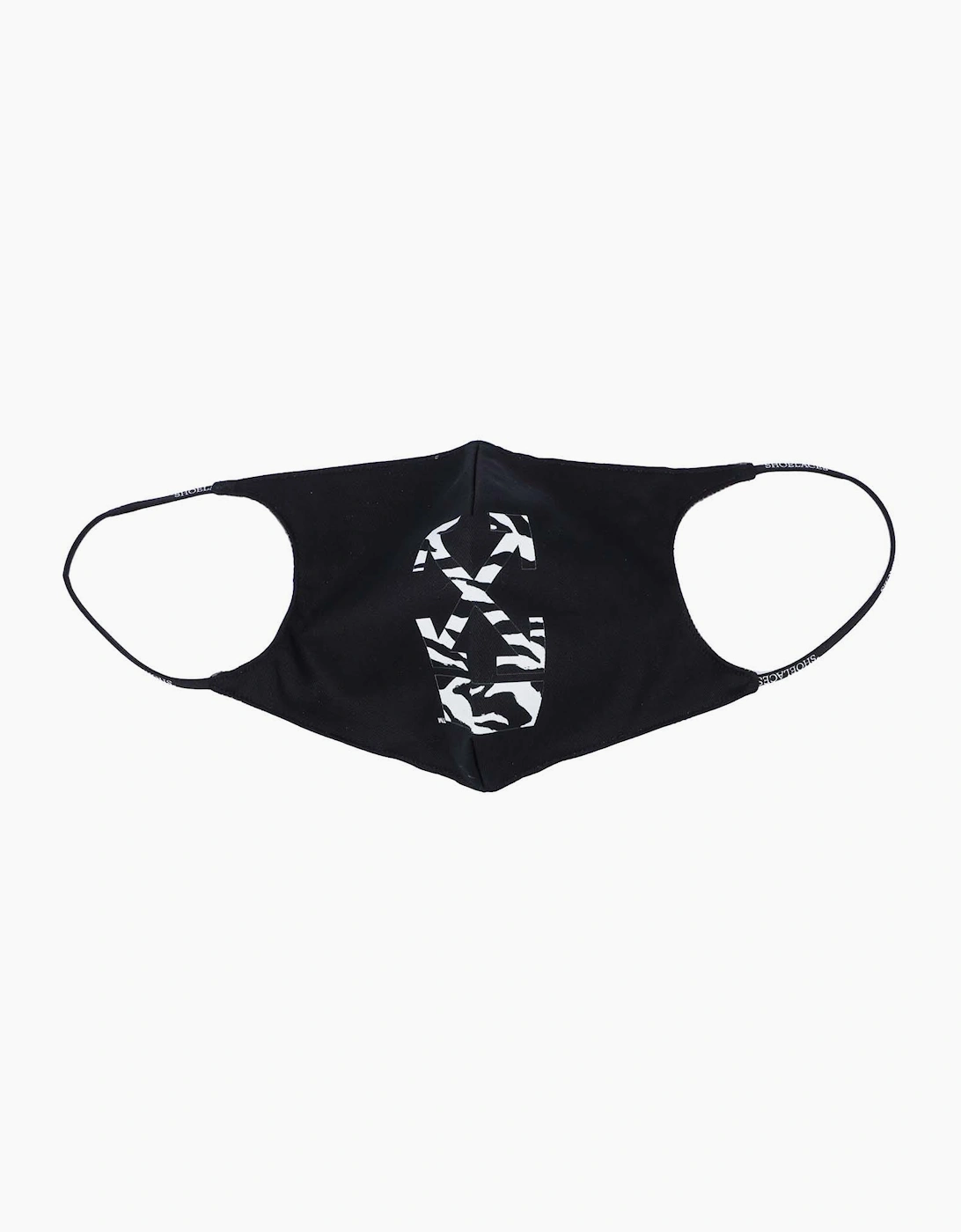 OFF-WHITE Women's Zebra Arrow Simple Mask - Black/Multi - Size: ONE size