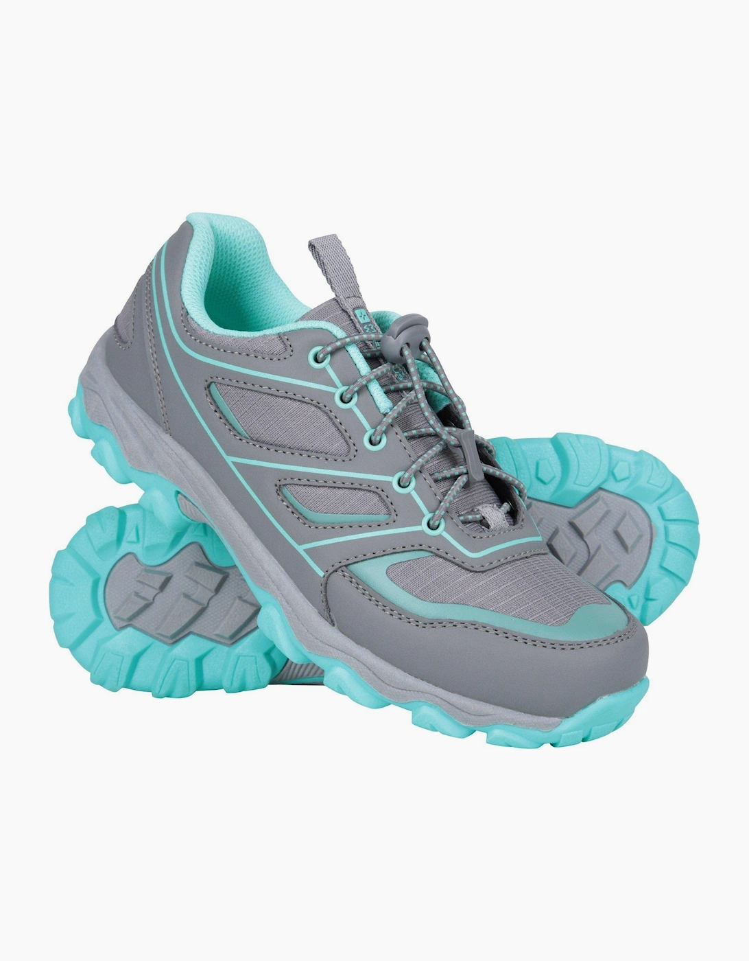 Mountain Warehouse Unisex Grey Childrens/ Approach Running Trainers - Size 1 UK Kids