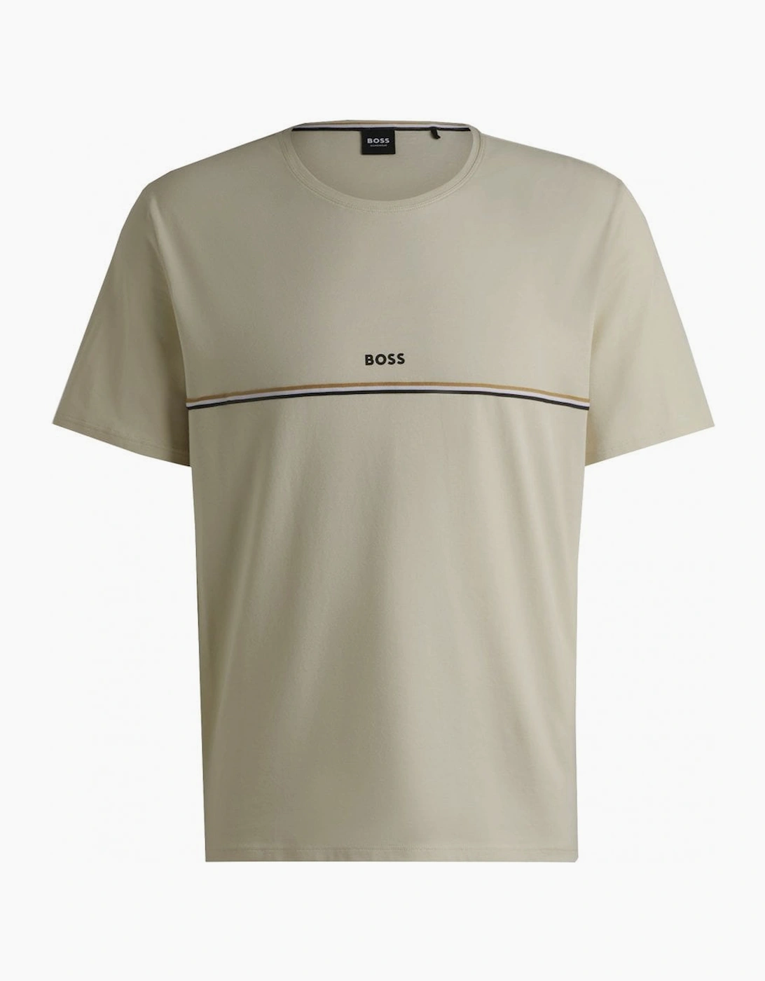 Hugo Boss Men's Cream Unique Beige T-Shirt - Size: 40