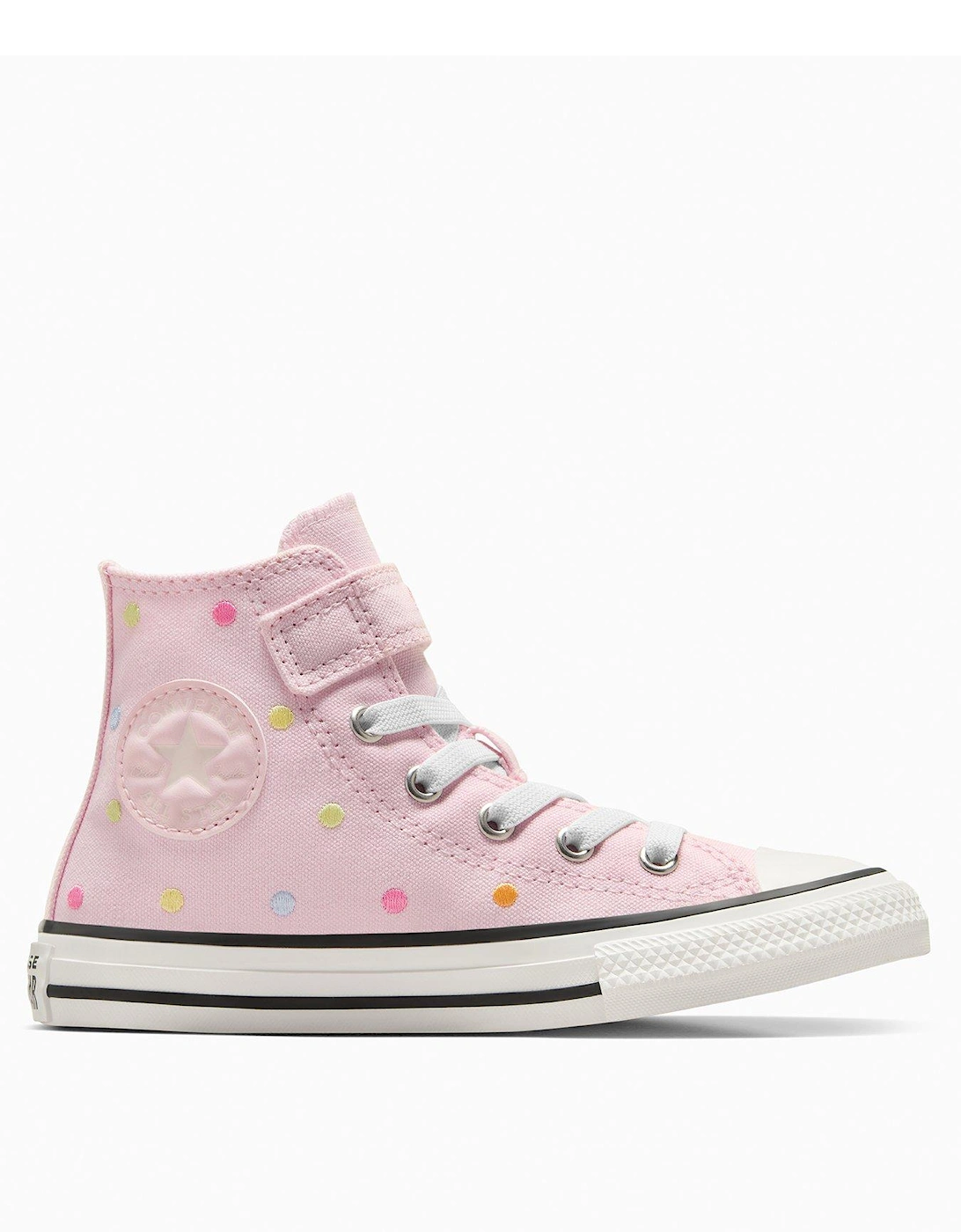 Kids Chuck Taylor All Star 1V Canvas Hi-Top Trainers - Red, 2 of 1