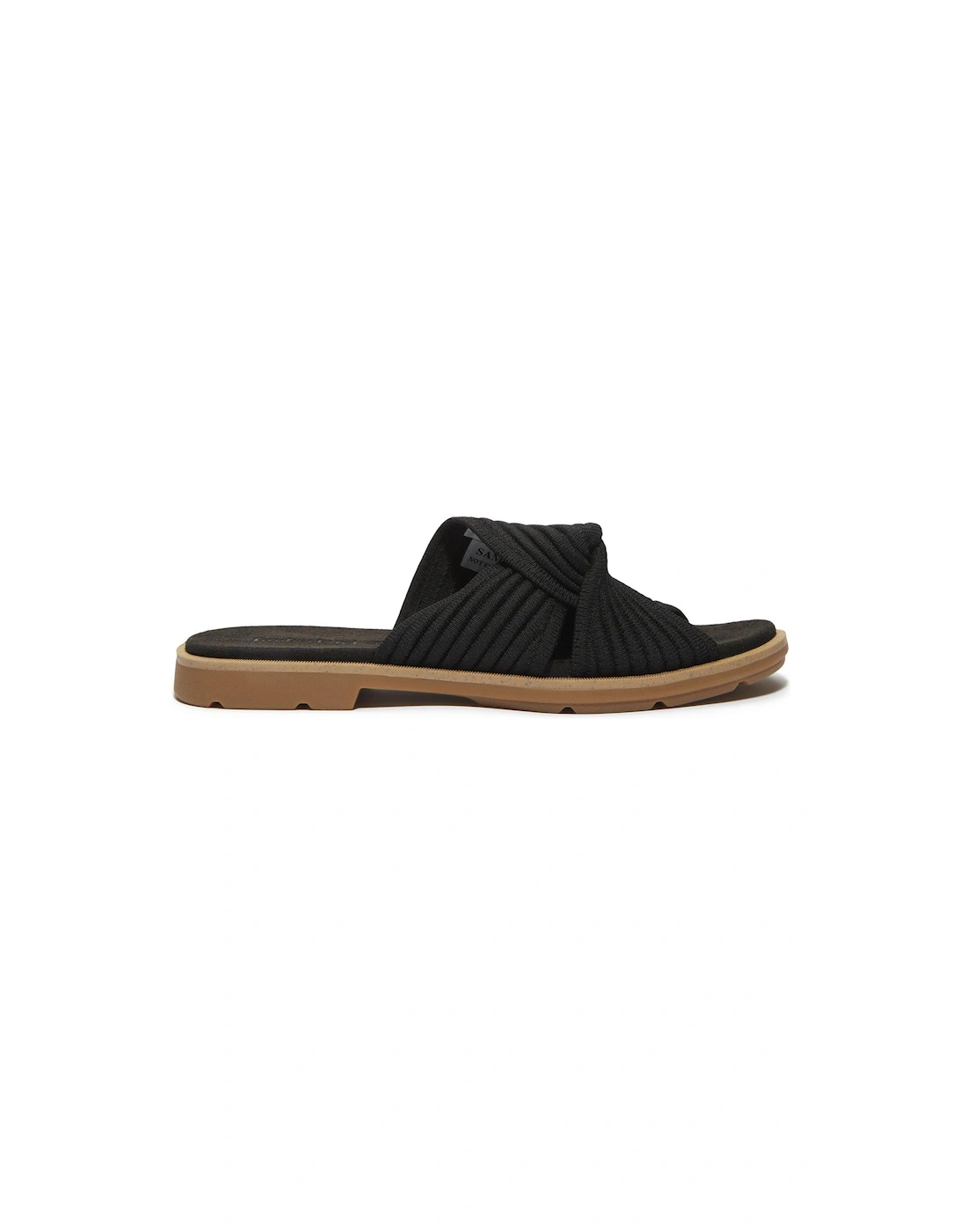 Calista Bay Slide Sandal - Black Knit, 2 of 1
