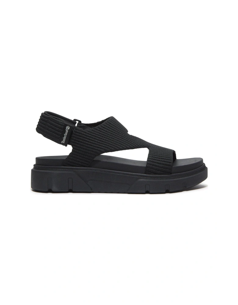 Greyfield Backstrap Sandal - Black Knit