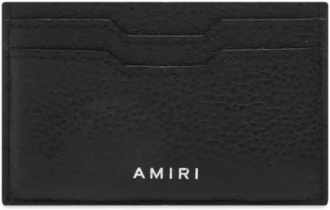 Men's Amiri Iconic Embossed Logo Card Holder in Black - Size: ONE size