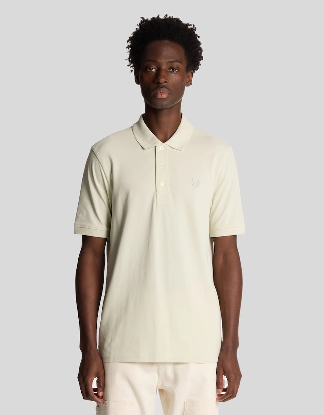 Lyle And Scott Men's Tan Superfine Cotton Polo Shirt Xxl