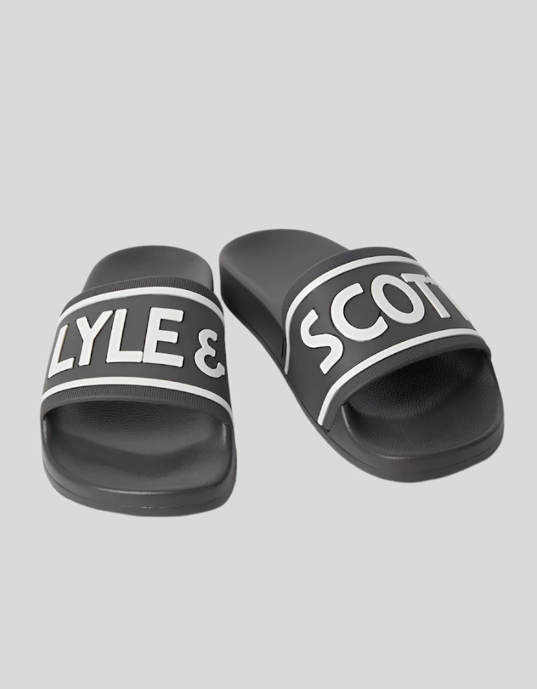 Lyle And Scott Men's Black Lyle & Scott Slider - Size 8