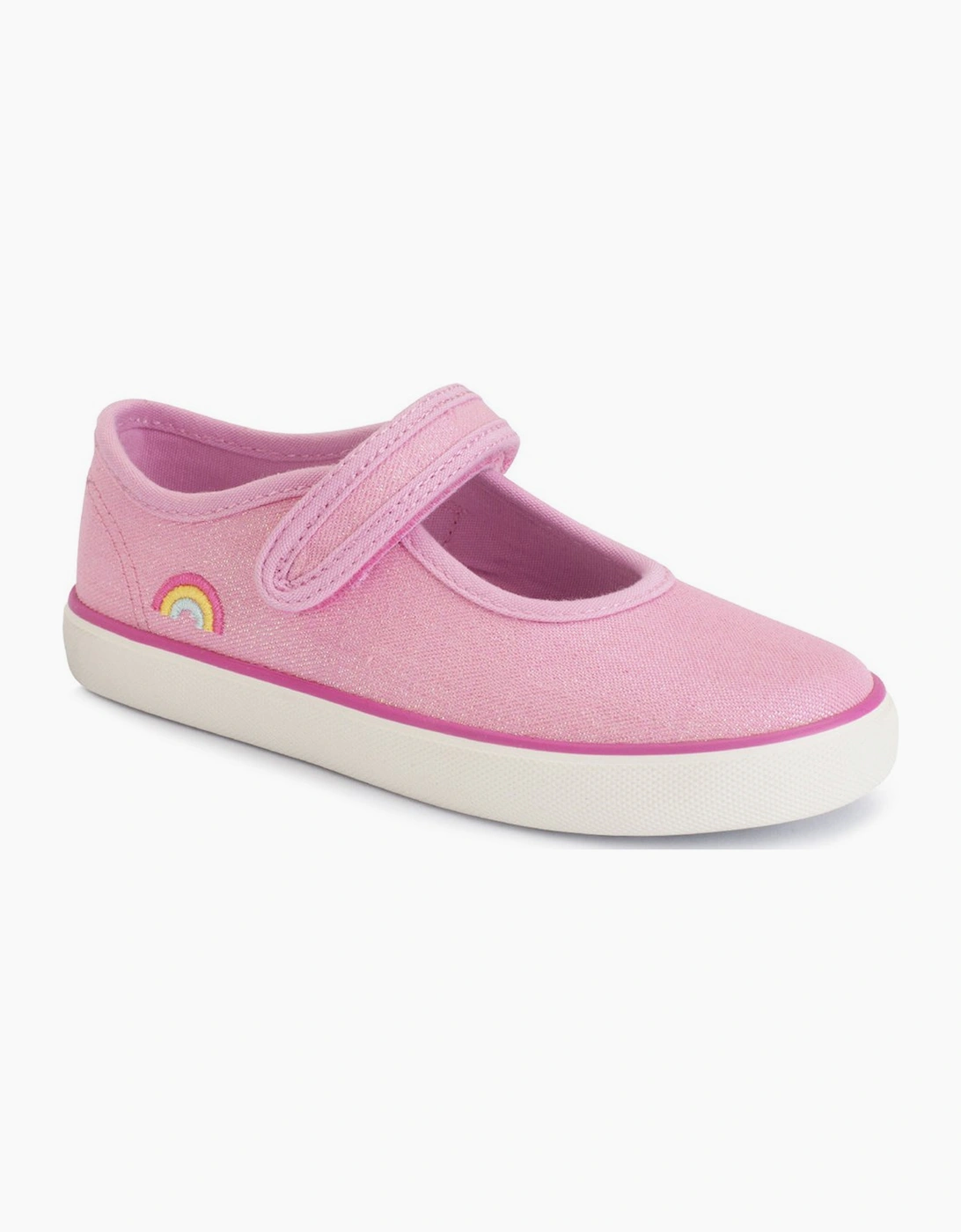 Start-Rite Girls Pink 'S Lemonade Infant Canvas Shoes  (Standard) 6/F Kids