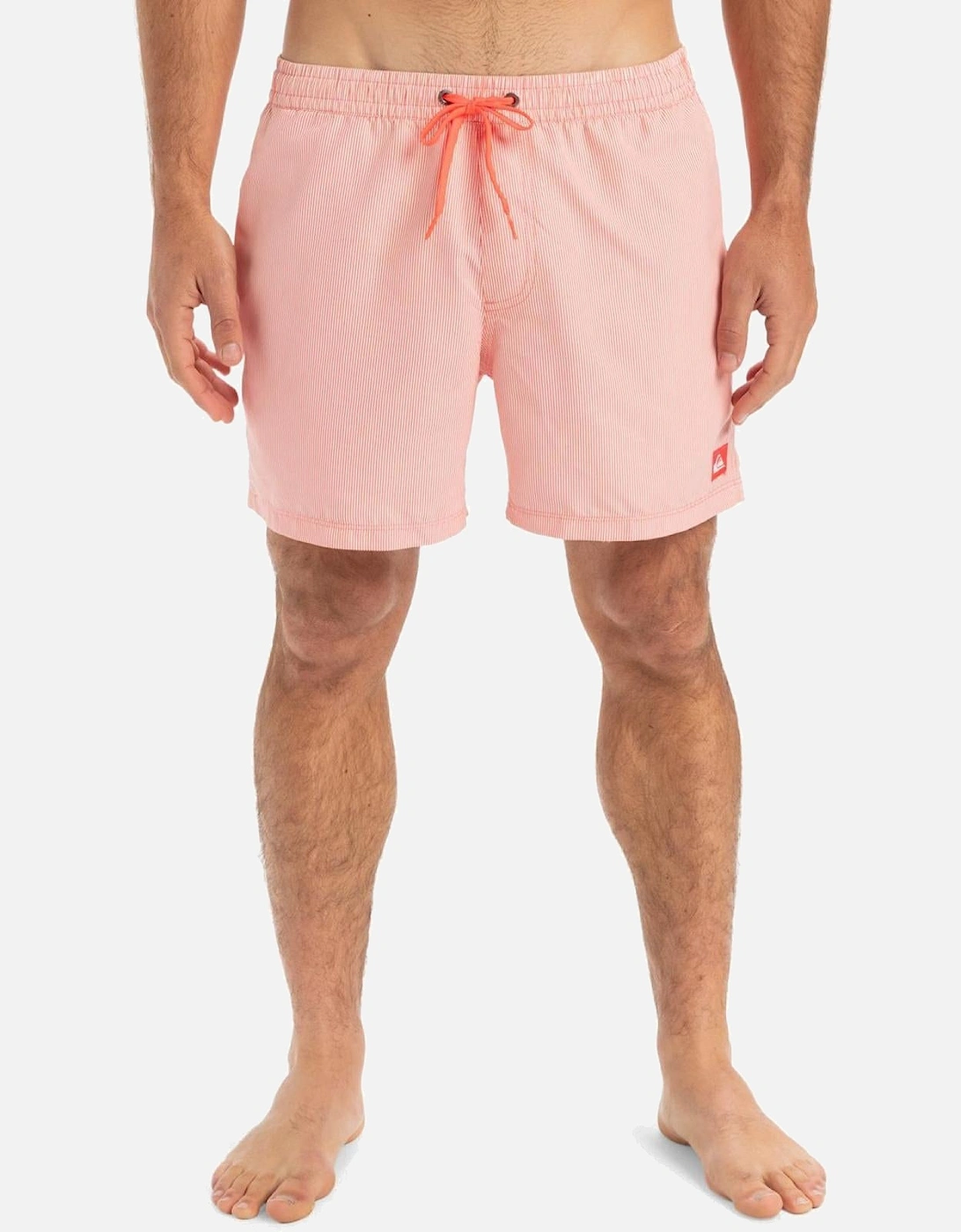 Quiksilver Men's Red Everyday Deluxe 15" Swim Shorts - Size: 33/32/32