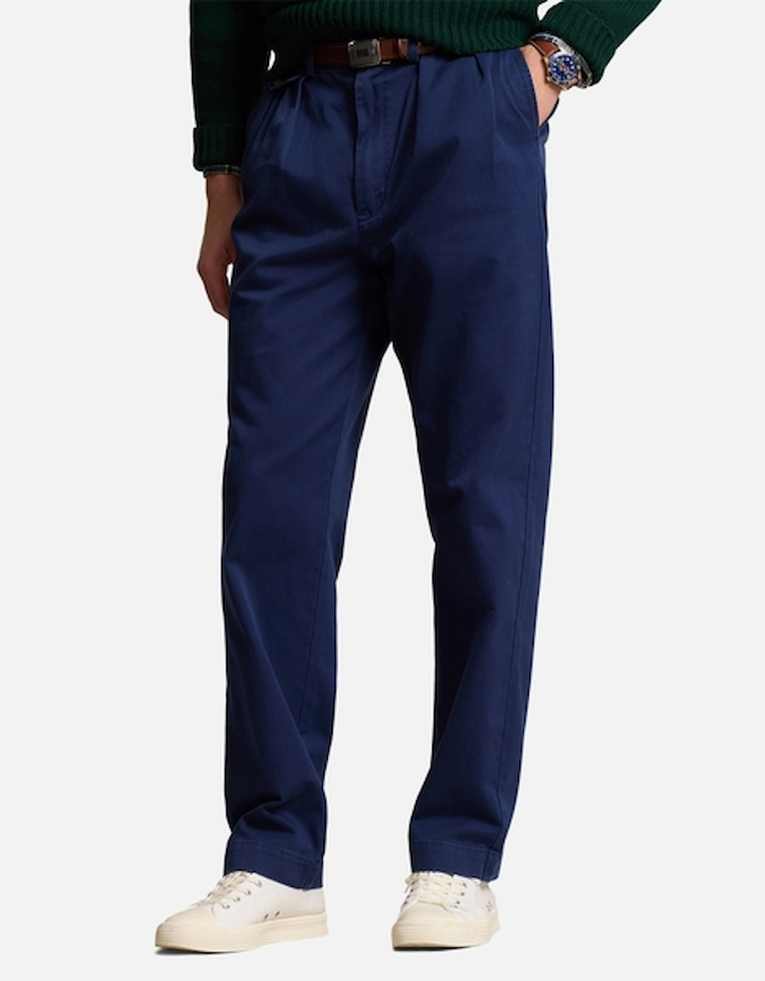 Whitman Cotton-Twill Pleated Chinos, 2 of 1