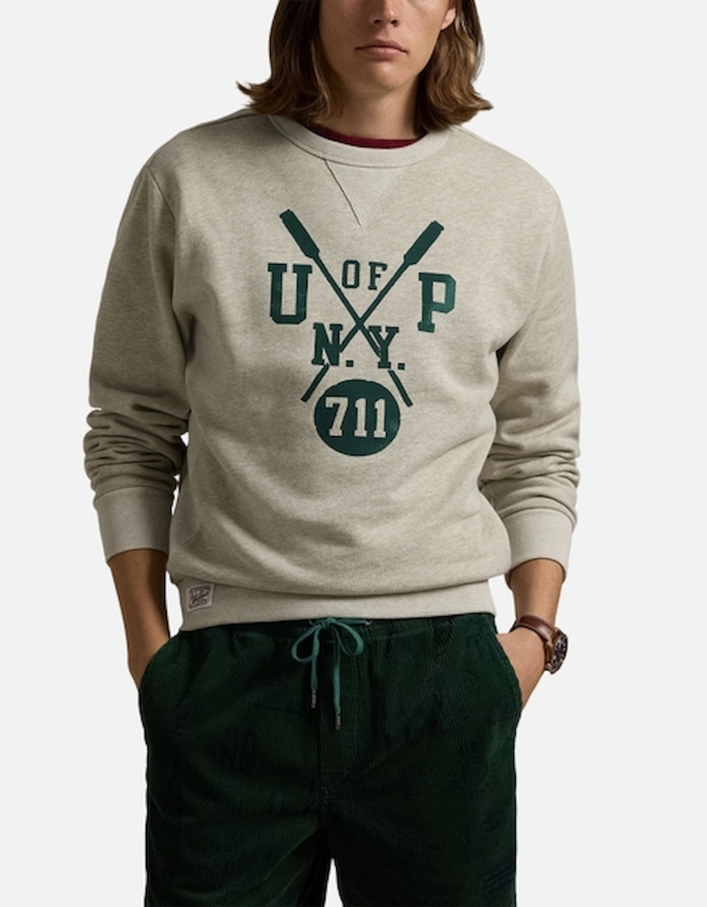 Vintage Cotton-Blend Fleece Sweatshirt
