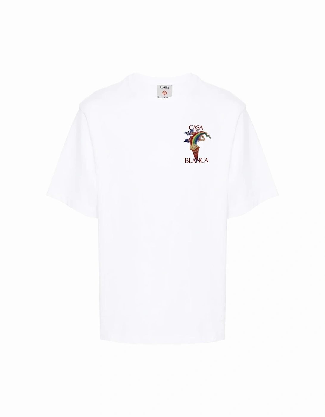 Casablanca Men's Casablanca Nature Teacher Printed T-Shirt in White
