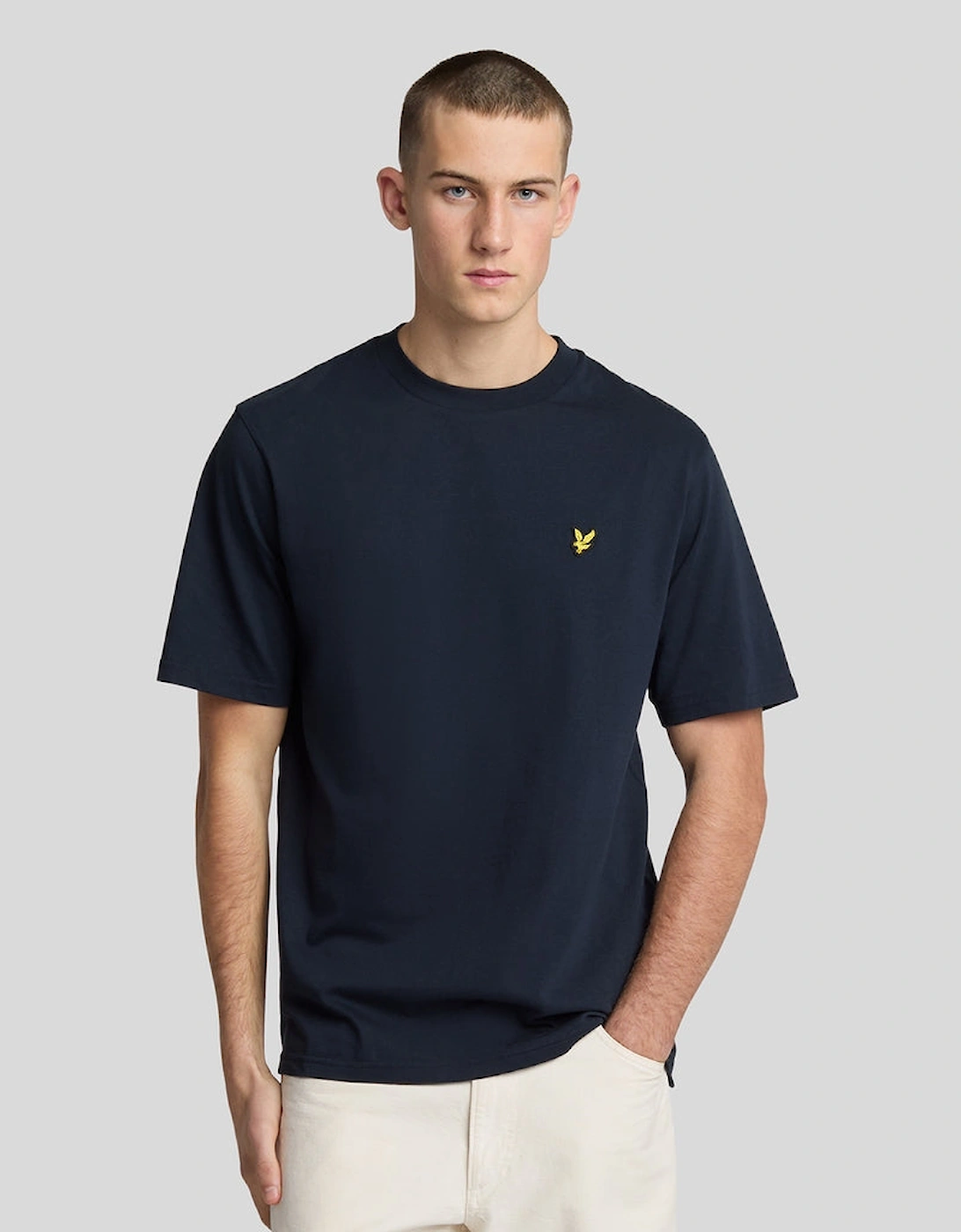 Lyle And Scott Men's Dark Oversized T-Shirt - : 40/Regular L