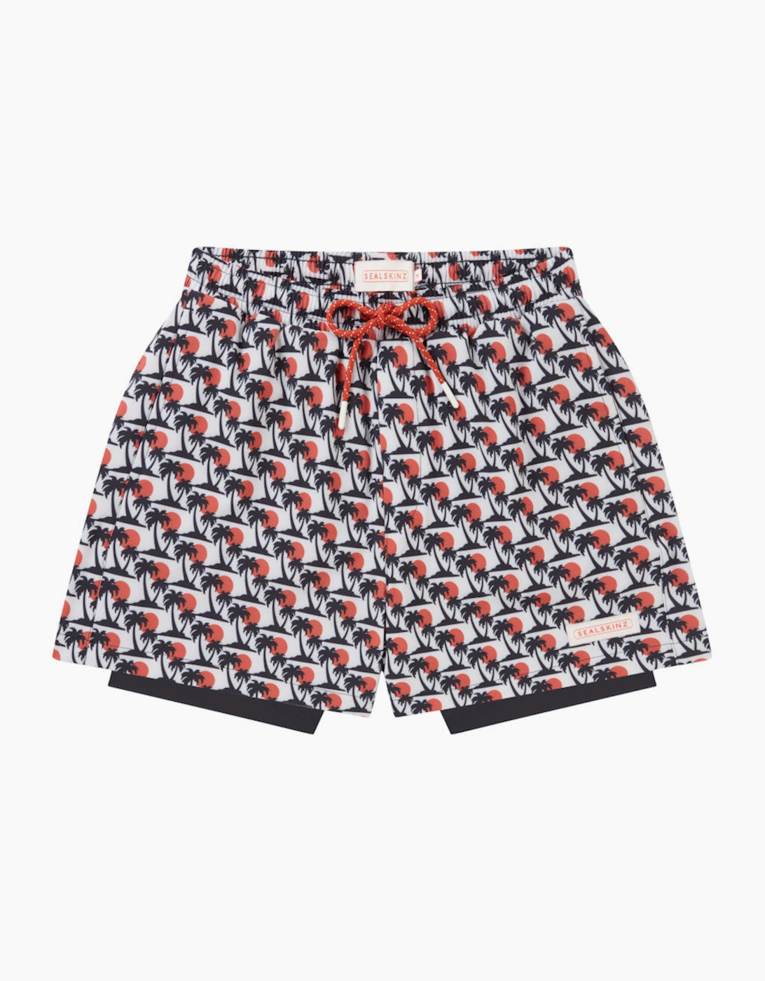 Men's Sealskinz Southwood Quick Dry Printed Swimshort Dark Blue - Size: 37/36/32