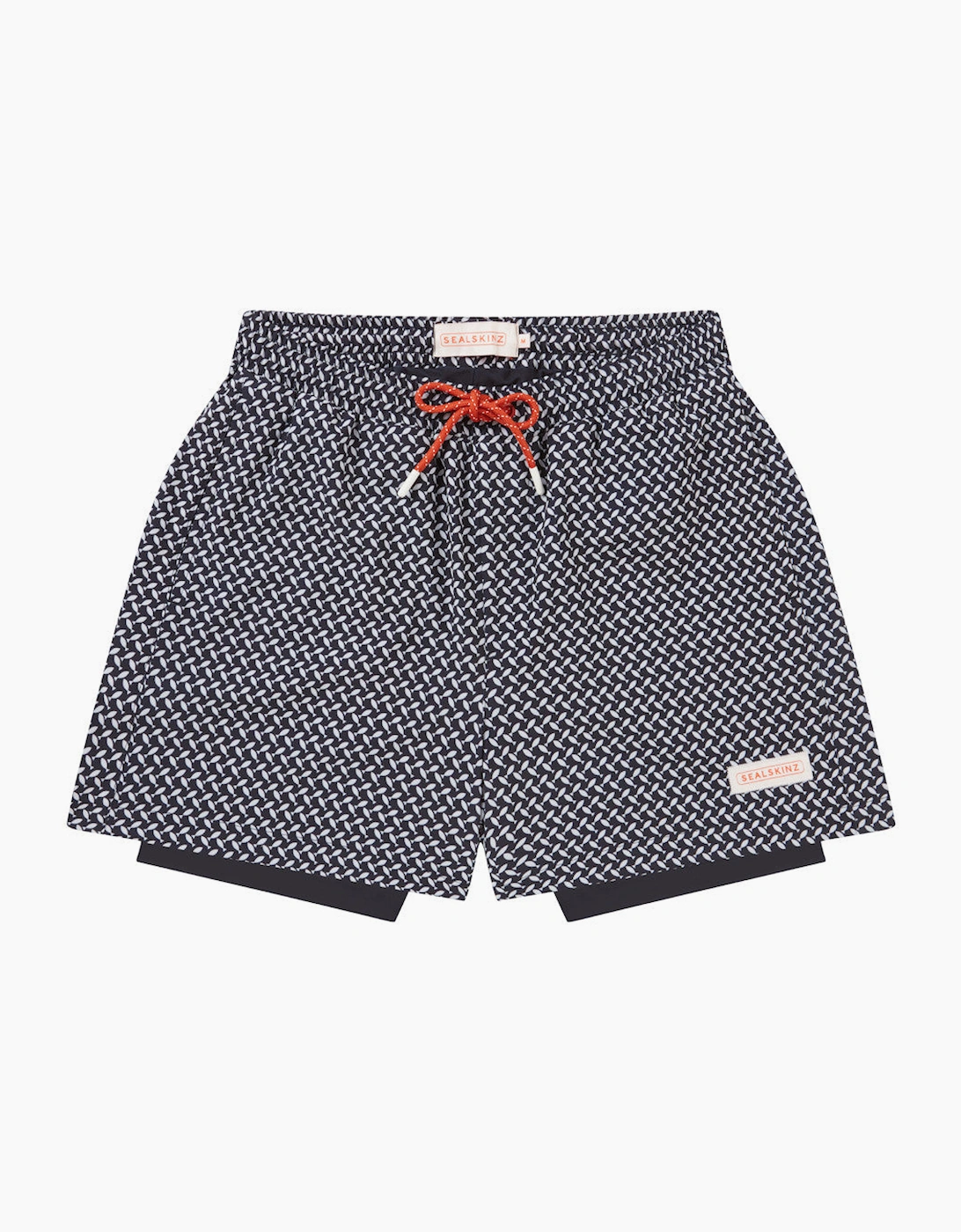 Men's Sealskinz Southwood Quick Dry Printed Swimshort Navy - Black - Size: 37/36/32