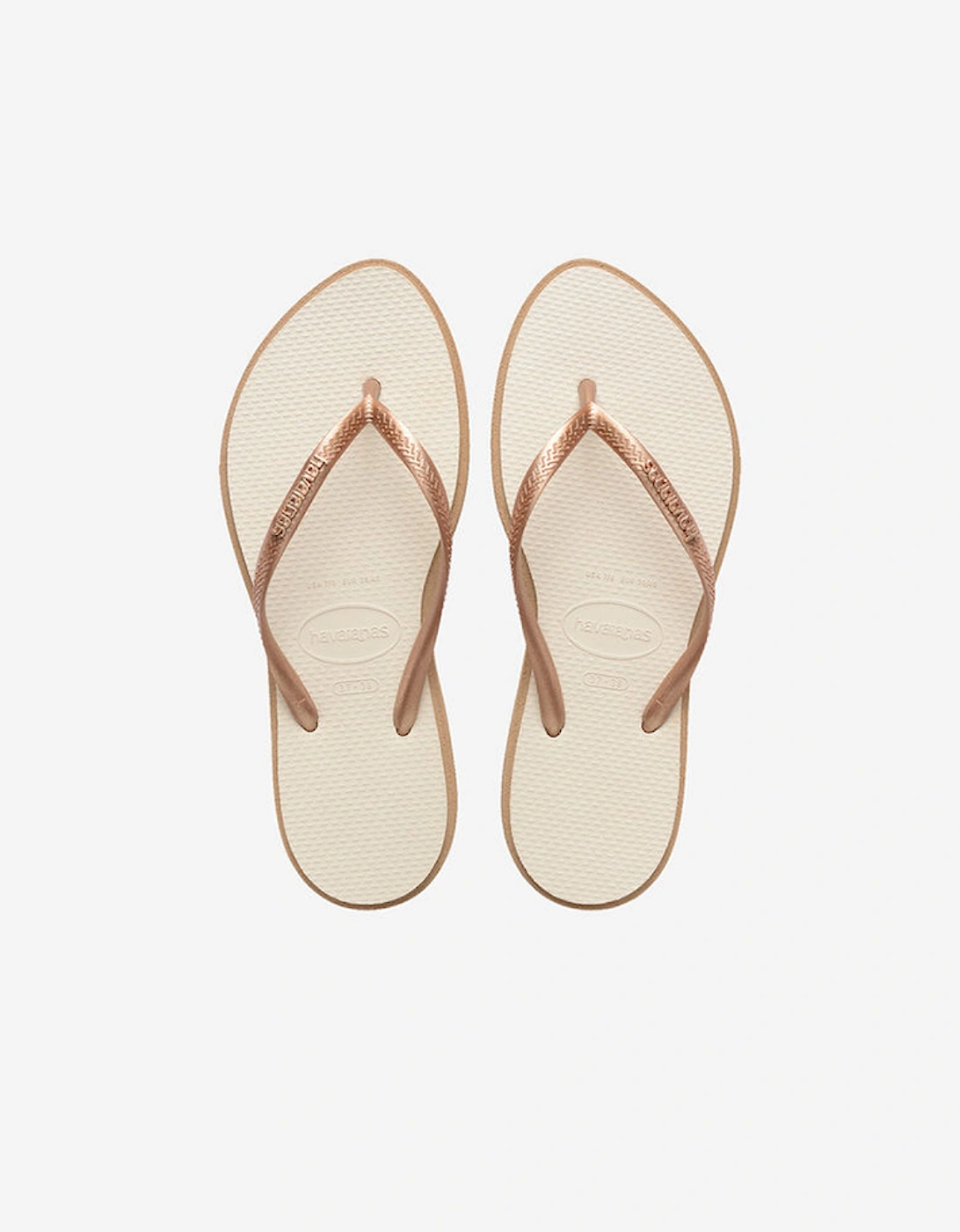 Women's Havaianas Women's Slim Point Flip Flops - Brown - Size: 2/2.5/3