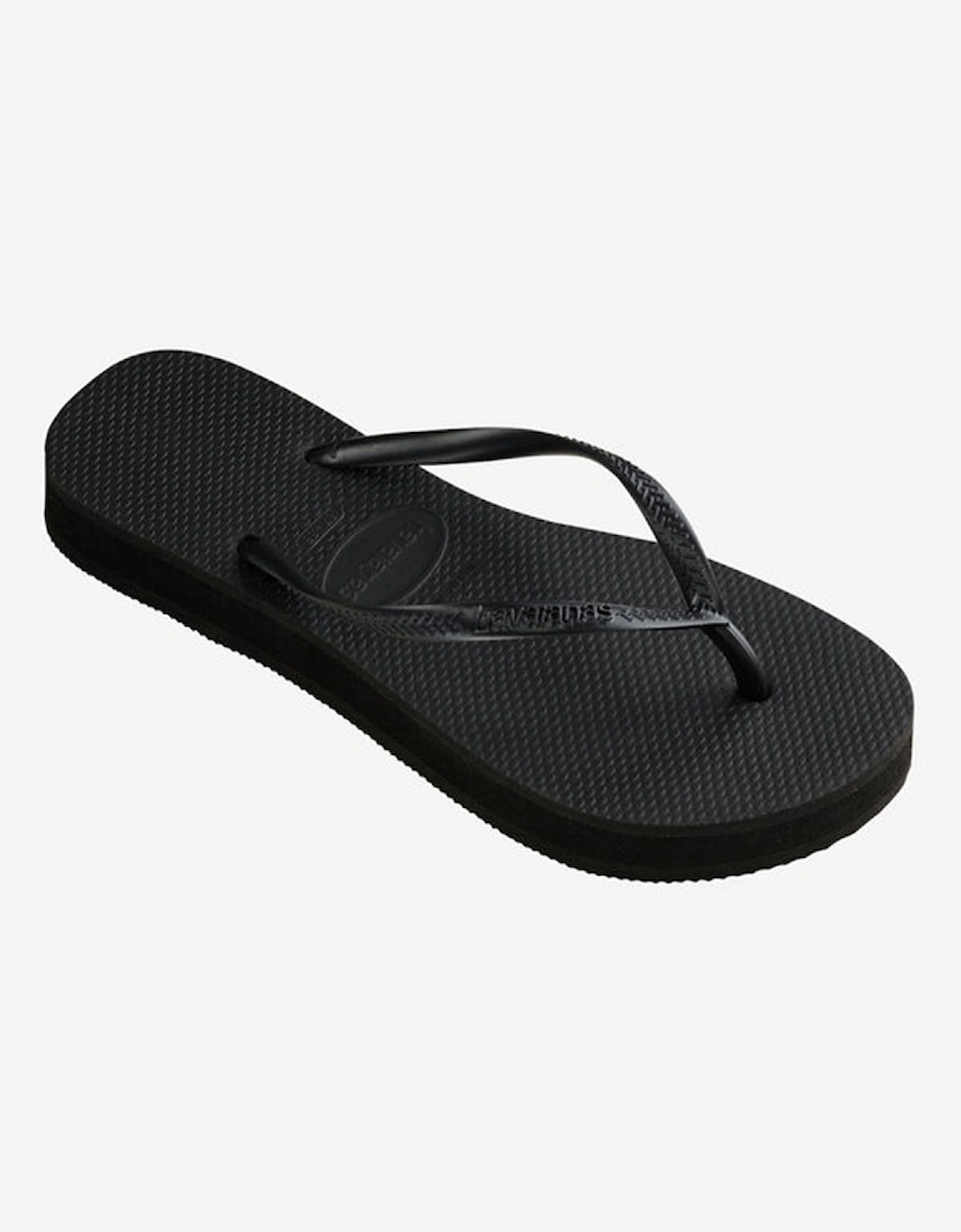 Women's Havaianas Women's Slim Flatform Flip Flops - Black - Size: 7/6.5/6