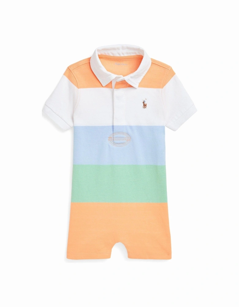 Baby Boys Stripe Romper - Multi