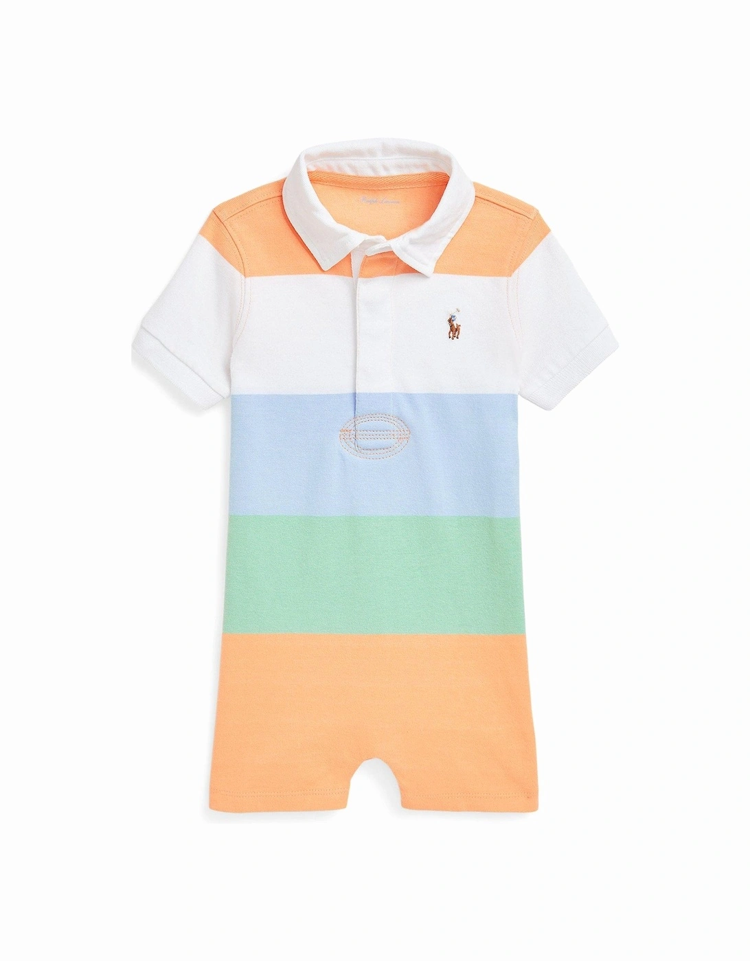 Baby Boys Stripe Romper - Multi, 4 of 3