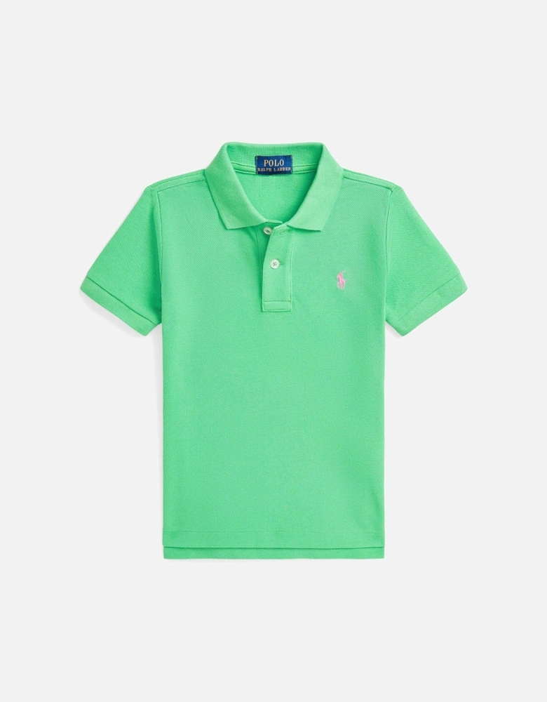 Boys Short Sleeve Polo Shirt - Green