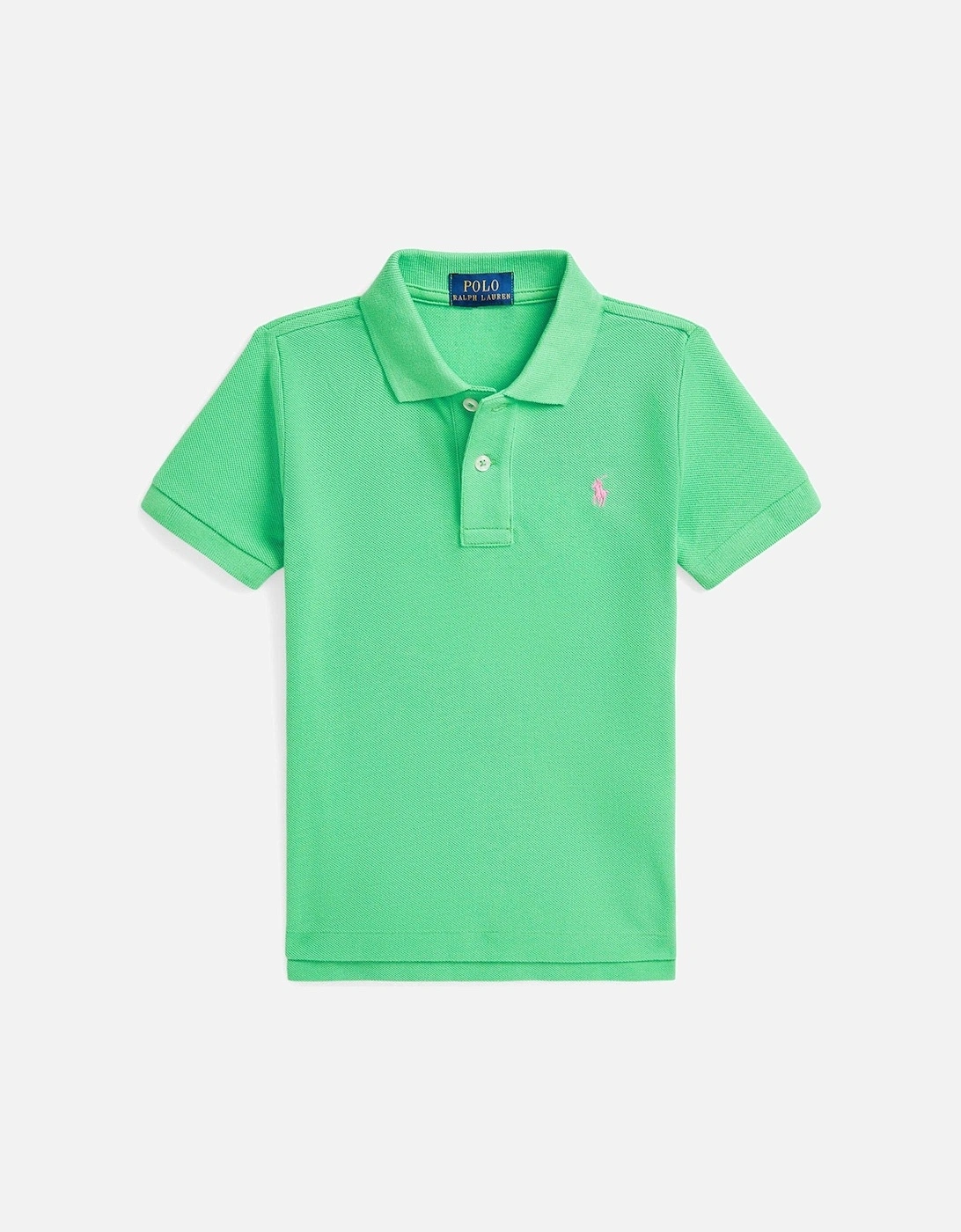 Boys Short Sleeve Polo Shirt - Green, 3 of 2