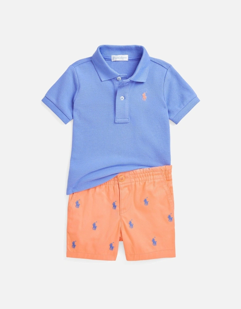 Baby Boys Shirt And Short Set - Multi
