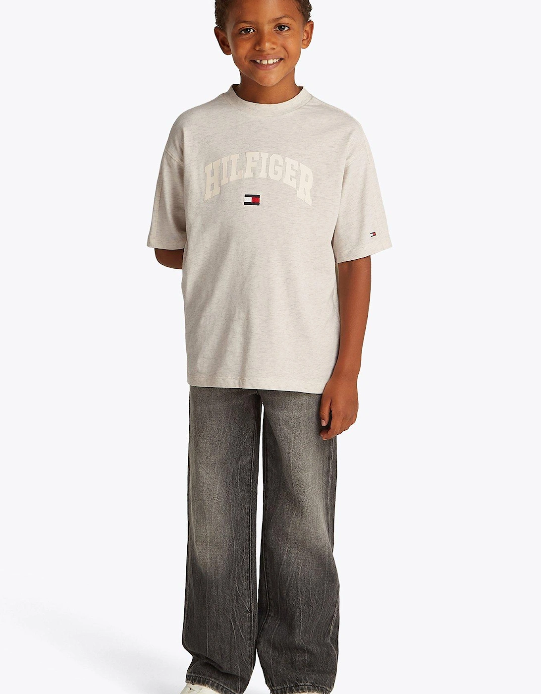 Boys Varsity Short Sleeve T-Shirt - Grey, 2 of 1