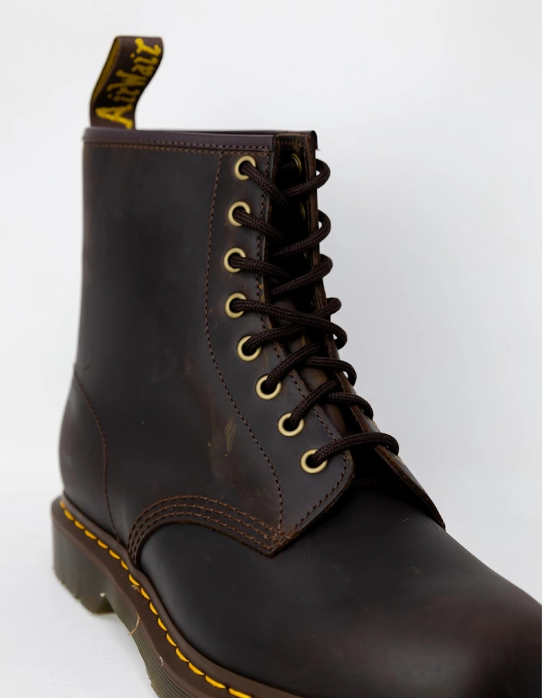 1460 8Eye Boots Brown Leather Women