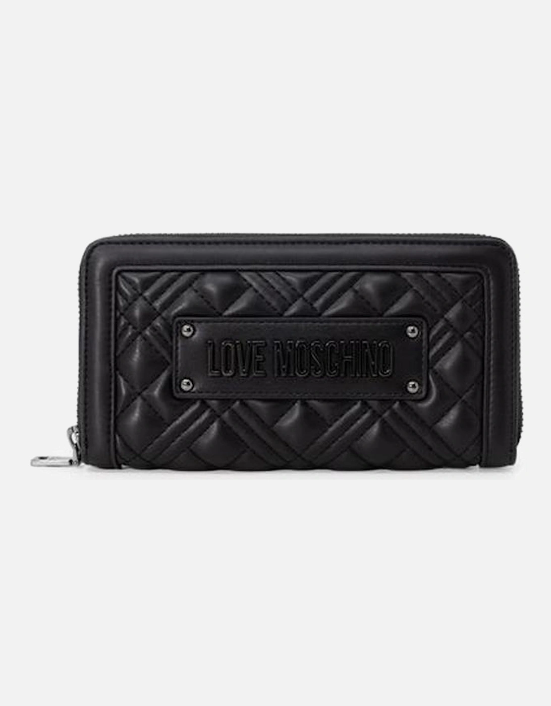 Large Faux Leather Wallet Women - Black, 6 of 5