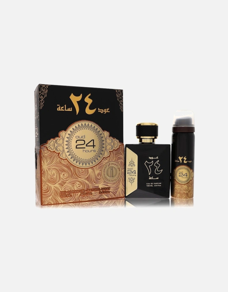Ard Oud 24 Hours by Eau De Parfum Spray + 1.7oz Perfumed Spray